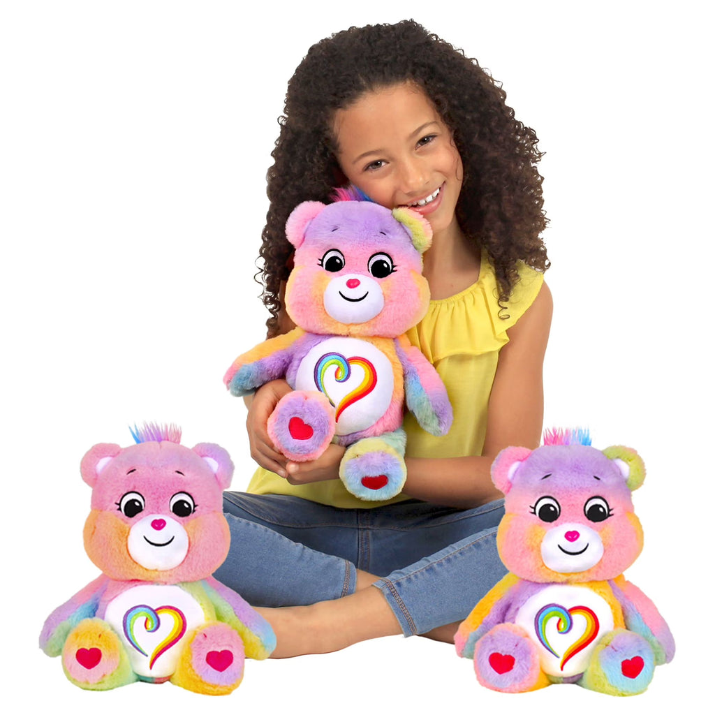 Care Bears 14" Plush - Togetherness Bear – Perfect Stuffed Animal Support Gift Collectors, for Ages 4+