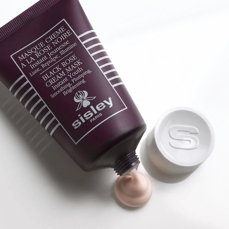 Sisley Paris Black Rose Cream Mask - 60 mL - Instant Youth Face Mask to Smooth, Plump & Illuminate Skin