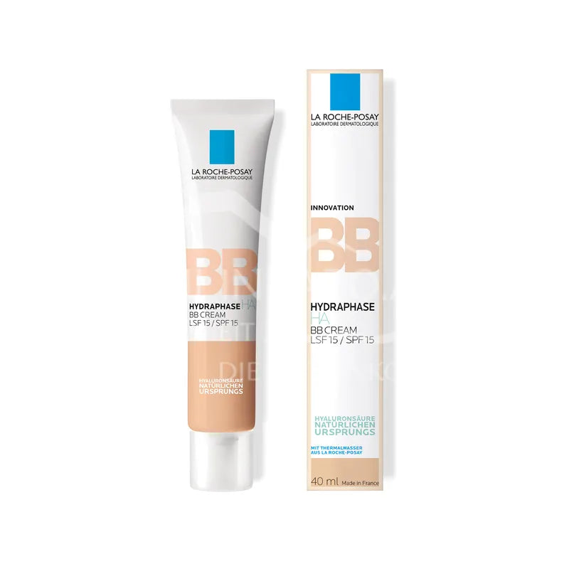 La Roche-Posay Hydraphase HA BB Cream SPF 15 – Deep Shade | Hyaluronic Acid Tinted Moisturizer | 40ml