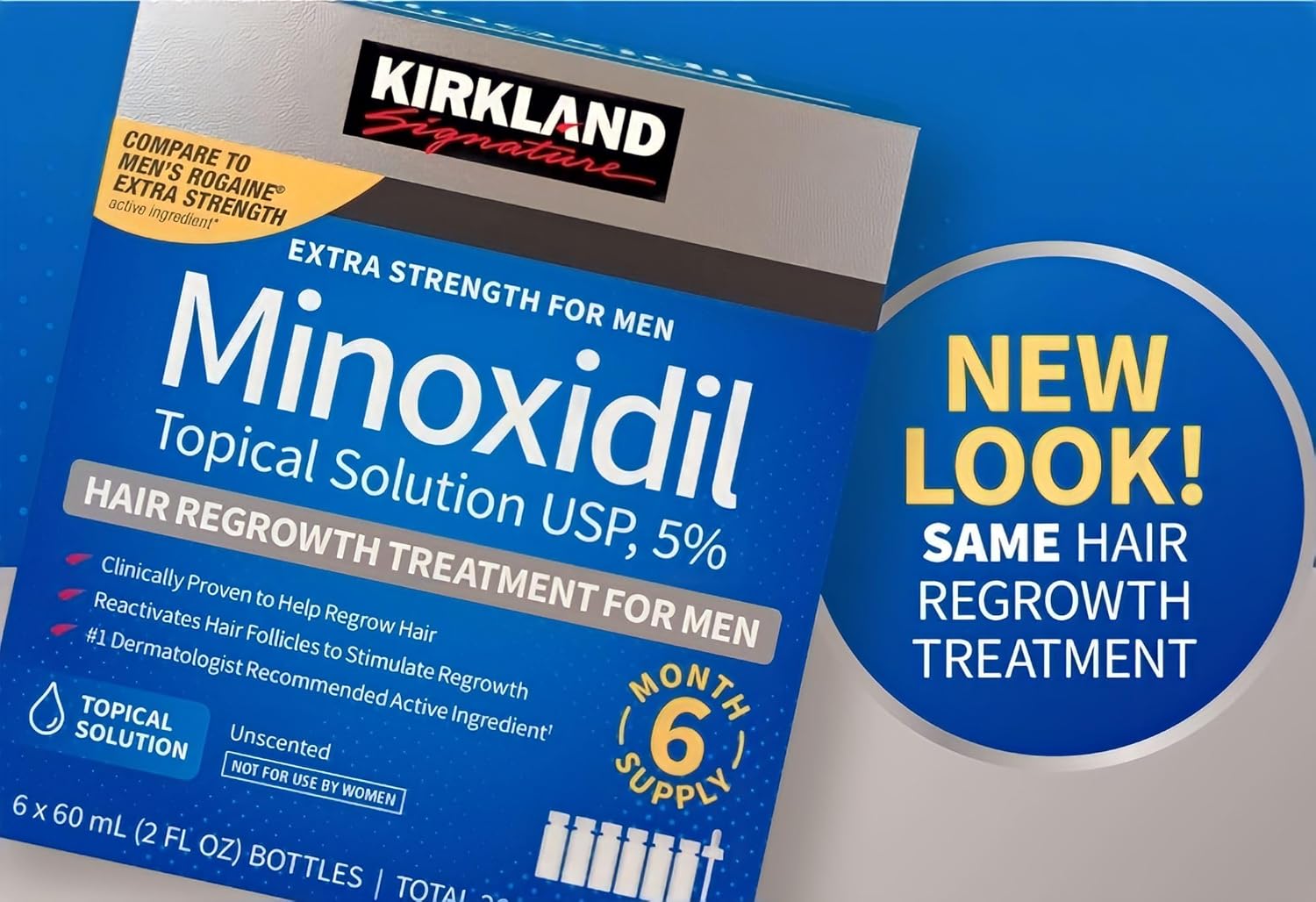 KIRKLAND Minoxidil 5%- | Wholesale Pack – Bundle of 15 Units | Free Shipping