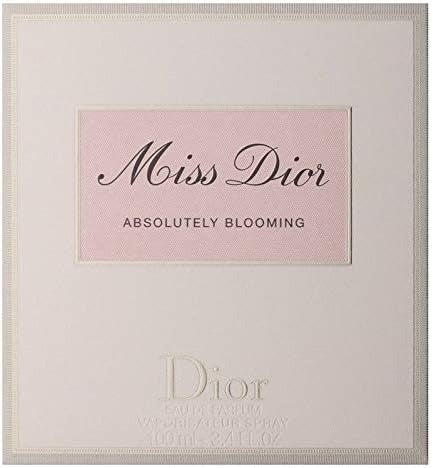 Miss Dior Absolutely Blooming Eau De Parfum 100ml / 3.4oz – Fruity Floral Women’s Luxury Perfume, Long-Lasting Fragrance