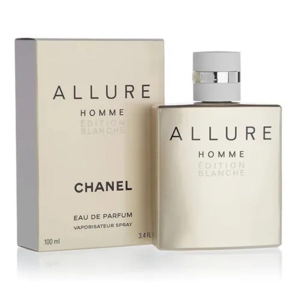 Chanel Allure Homme Édition Blanche EDT Spray 1.7 oz – Citrus Woody Men’s Luxury Fragrance, Long-Lasting Designer Cologne