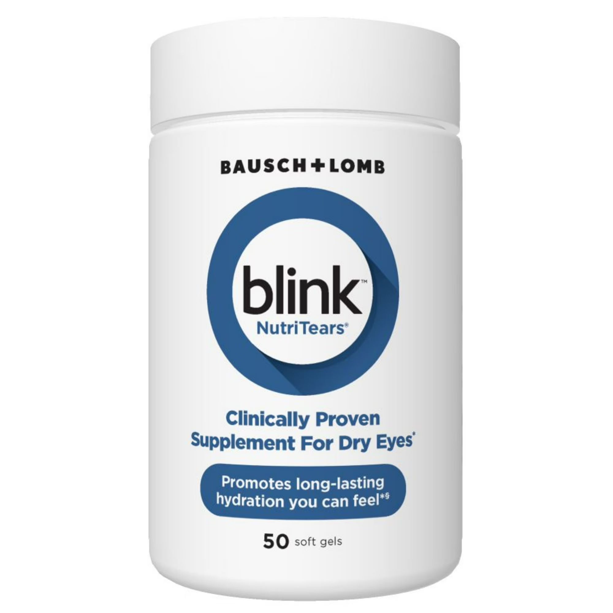 Blink NutriTears Eye Health Softgels | 50 Count | With Lutein & Zeaxanthin