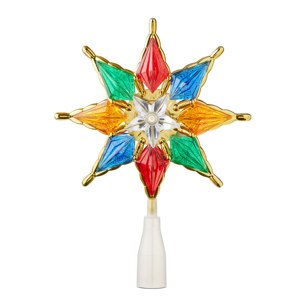 LED Star Christmas Tree Topper, Multicolor, 8", by Holiday Time