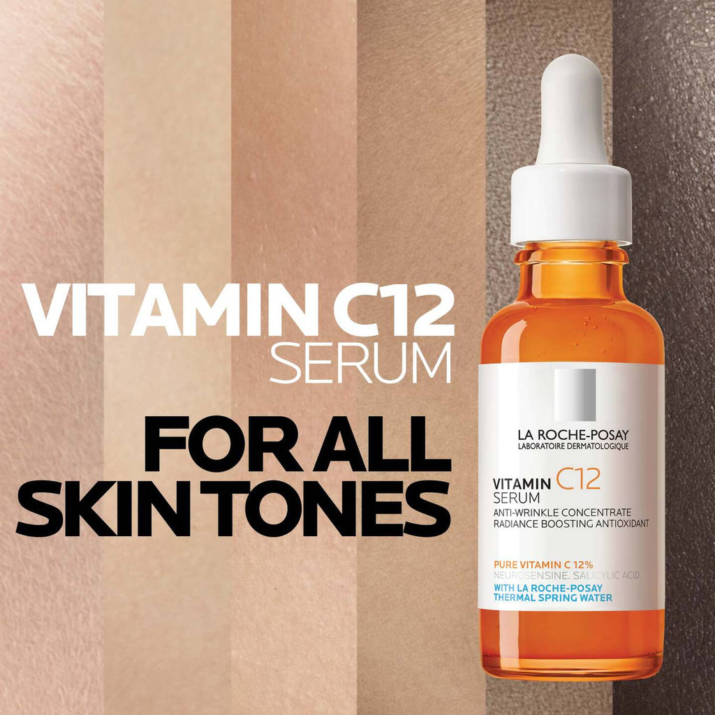 La Roche-Posay Vitamin C12 Serum 30ml | Wholesale Pack – Bundle of 15 Units | Free Shipping