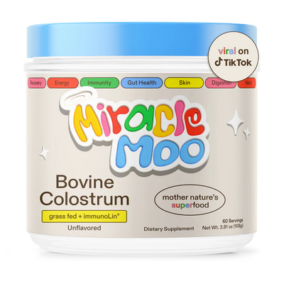 Miracle Moo Colostrum Unflavored powder 60 servings