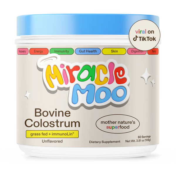 Miracle Moo Colostrum Unflavored powder 60 servings