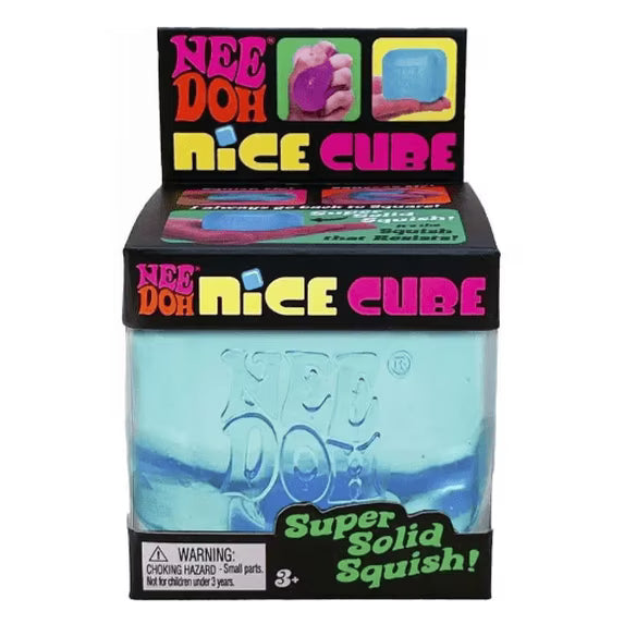 NeeDoh Nice Cube Super Solid Squishy Stress Relief Sensory Toy