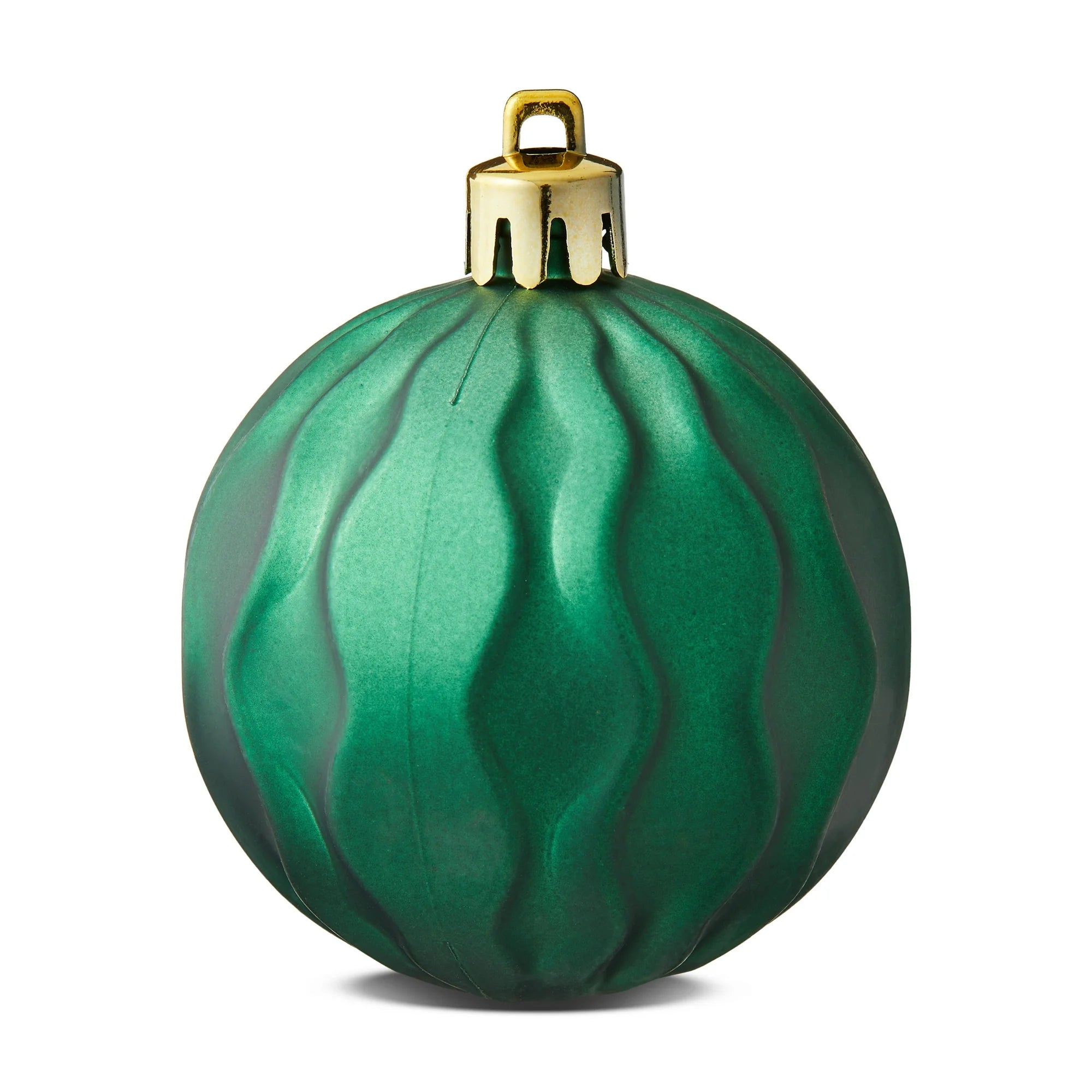 24-Count Red and Green Shatterproof Multi-Textured Christmas Ornaments, 2.36 in, by Holiday Time