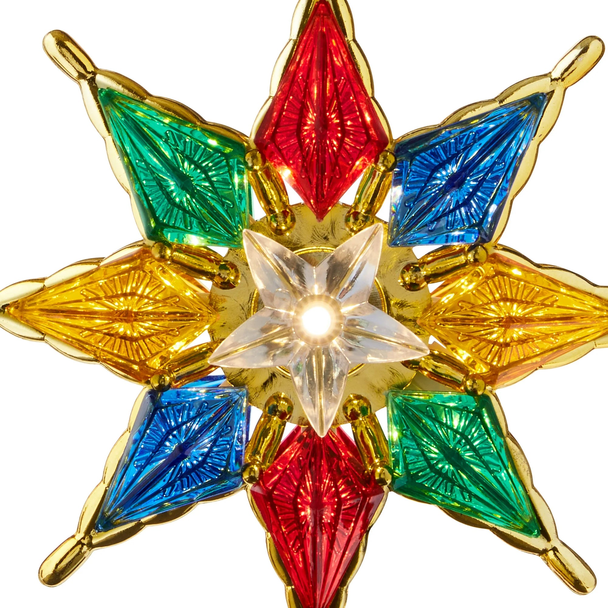 LED Star Christmas Tree Topper, Multicolor, 8", by Holiday Time