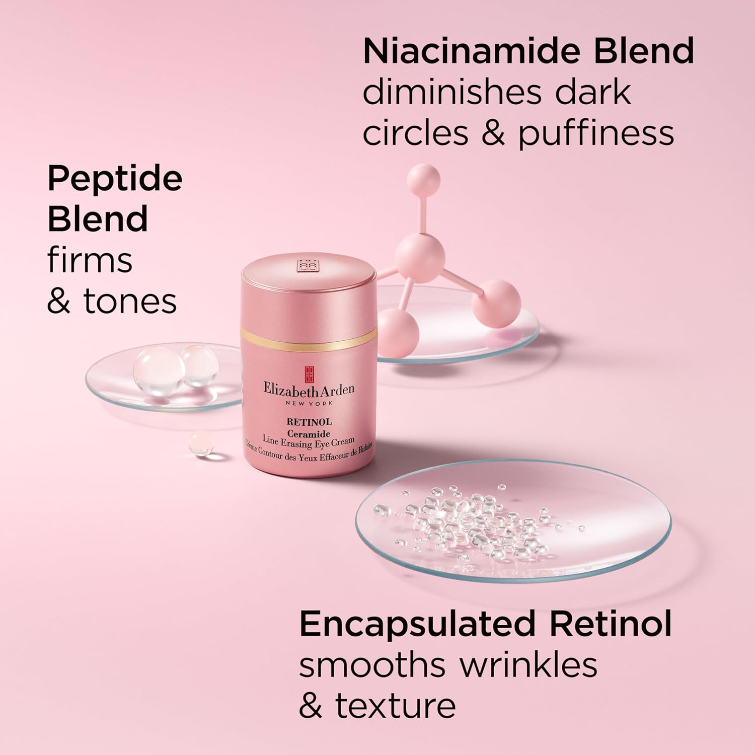 Retinol Ceramide by Elizabeth Arden, 0.5 oz Line Erasing Eye Cream