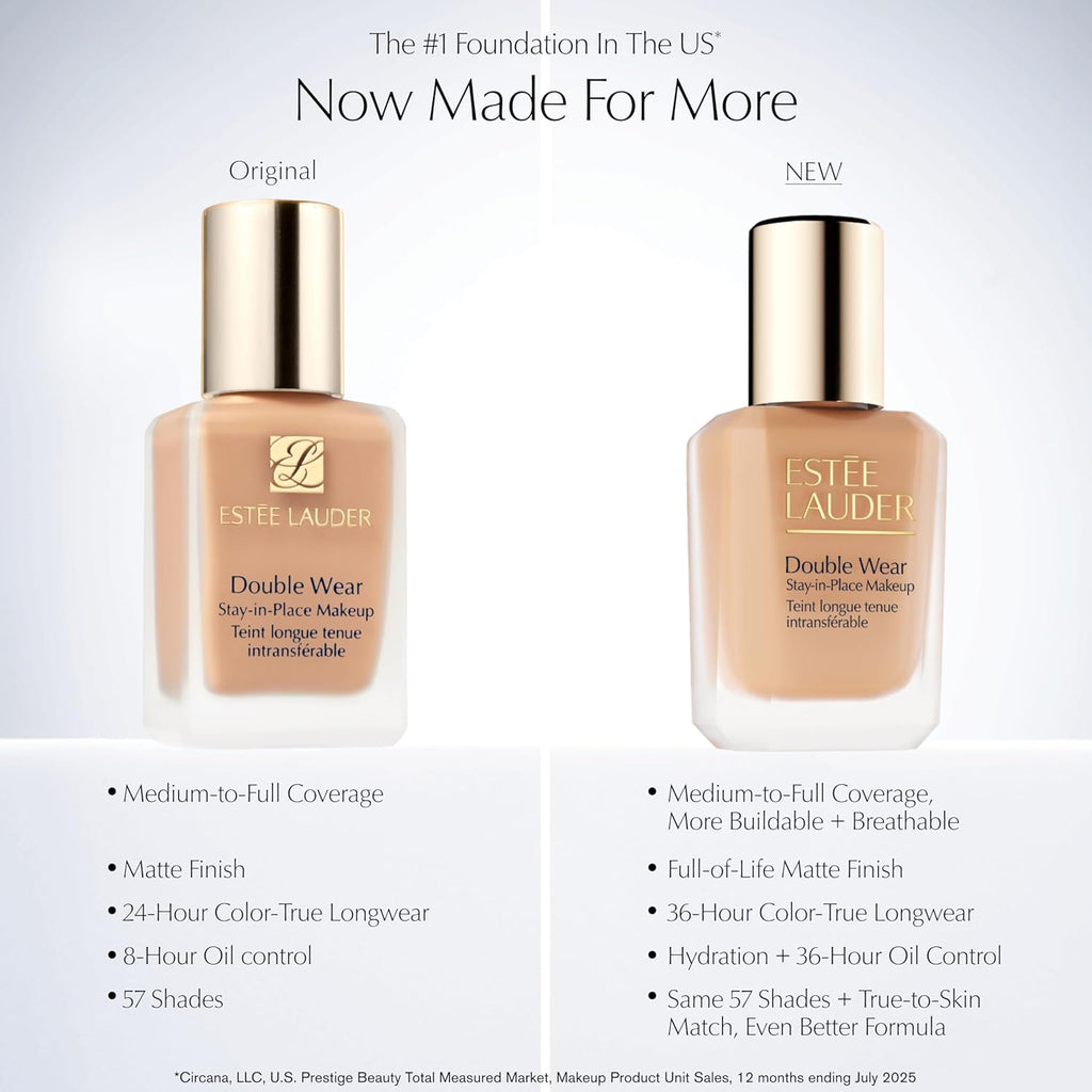 Estee Lauder Double Wear Stay-in-Place foundation 1.0 Oz/30 ml