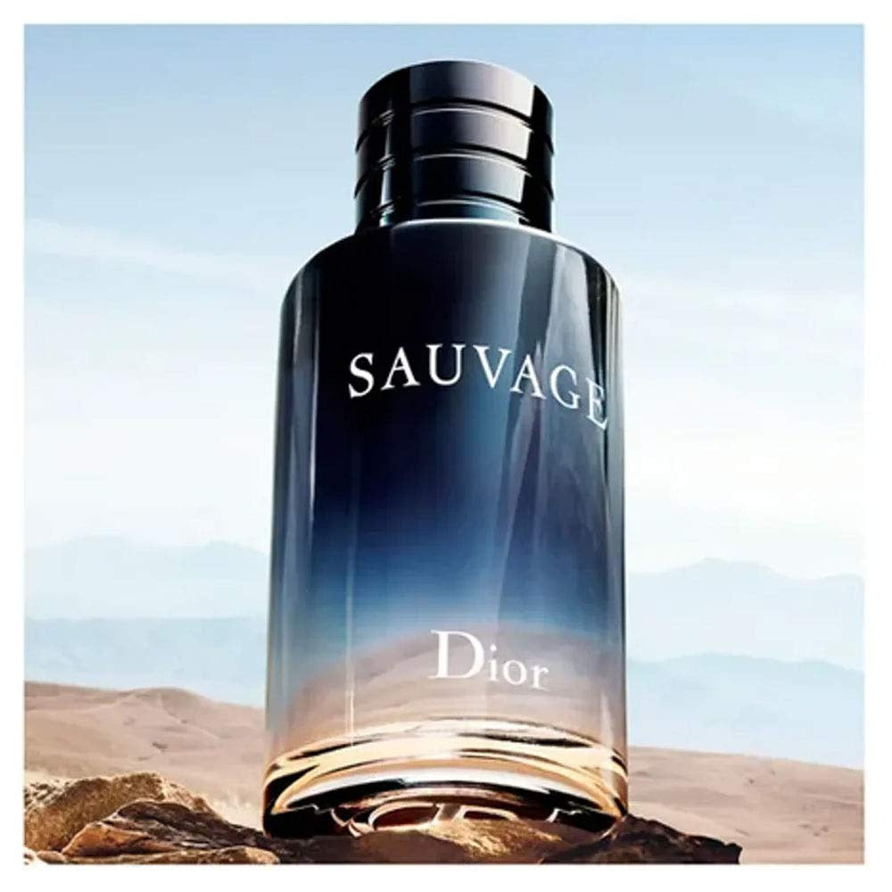 Dior Sauvage Eau De Toilette Spray 3.4 oz / 100ml – Fresh Spicy Men’s Cologne, Long-Lasting Luxury Fragrance