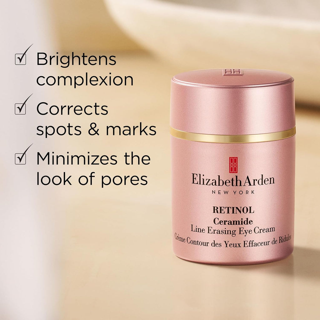 Retinol Ceramide by Elizabeth Arden, 0.5 oz Line Erasing Eye Cream