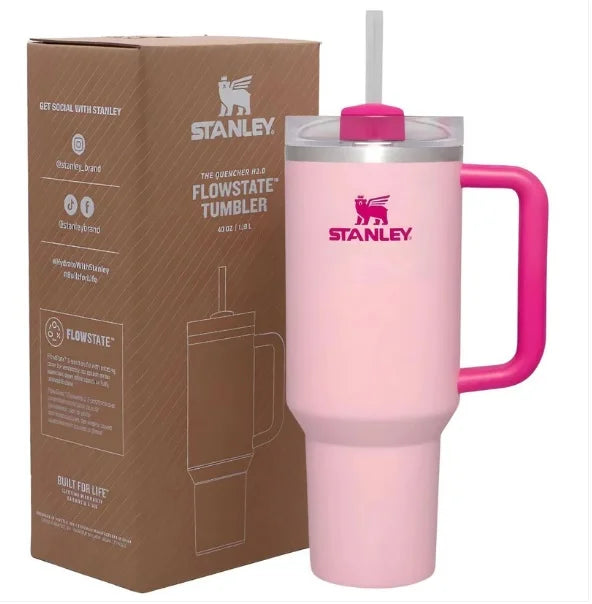 Stanley Quencher H2.0 Tumbler 40 oz - Flamingo Pink