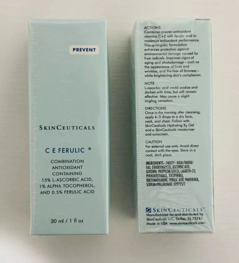 SkinCeuticals C E Ferulic Antioxidant Serum 30ml / 1 fl oz – Full Size Sealed Box